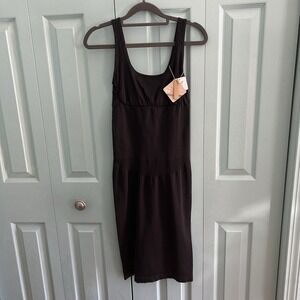 SHAPELLX Black Slip Dress Shapewear Size M/L Medium Large